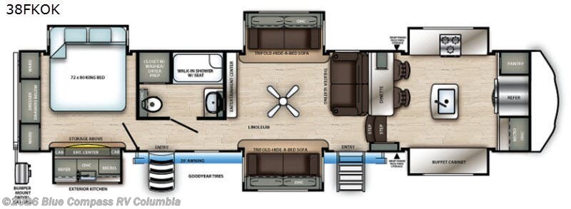 Used 2021 Forest River Sierra 38FKOK available in Lexington, South Carolina