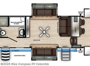 Used 2021 Forest River Sierra 38FKOK available in Lexington, South Carolina