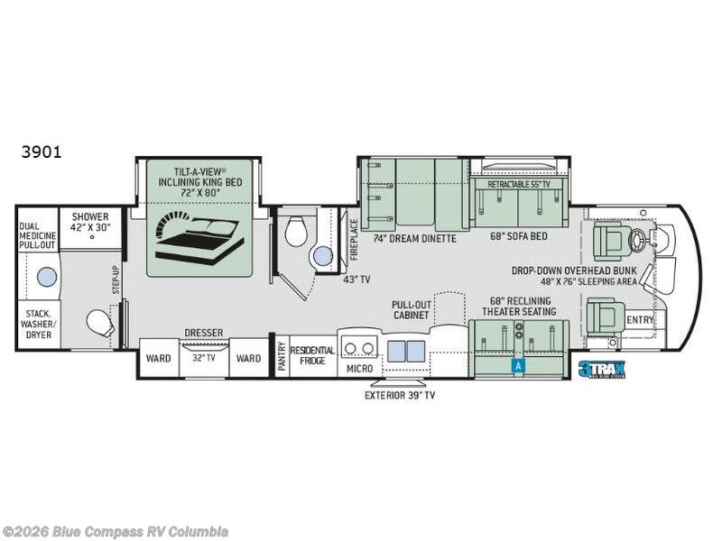 Used 2019 Thor Motor Coach Aria 3901 available in Lexington, South Carolina