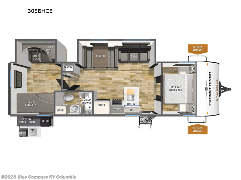 New 2027 Forest River Puma Camping Edition 305BHCE available in Lexington, South Carolina