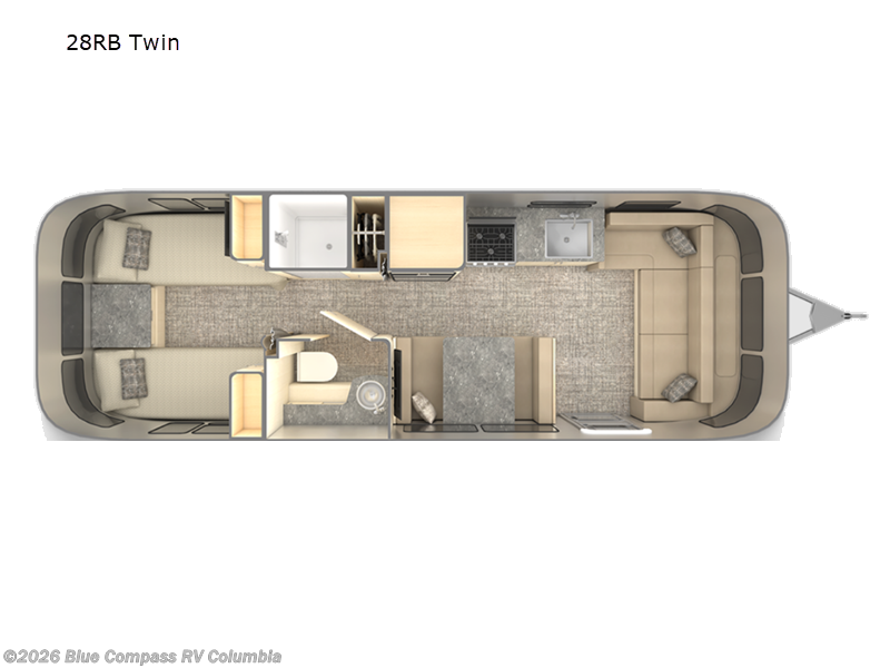 New 2027 Airstream Flying Cloud 28RB Twin available in Lexington, South Carolina