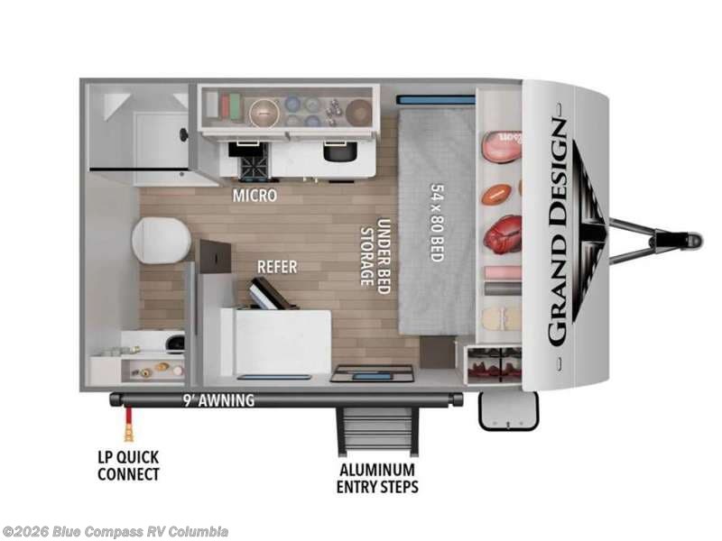 New 2027 Grand Design Transcend Lite 121RBL available in Lexington, South Carolina