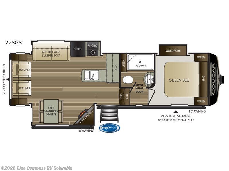 Used 2019 Keystone Cougar Half-Ton Series 27SGS available in Lexington, South Carolina