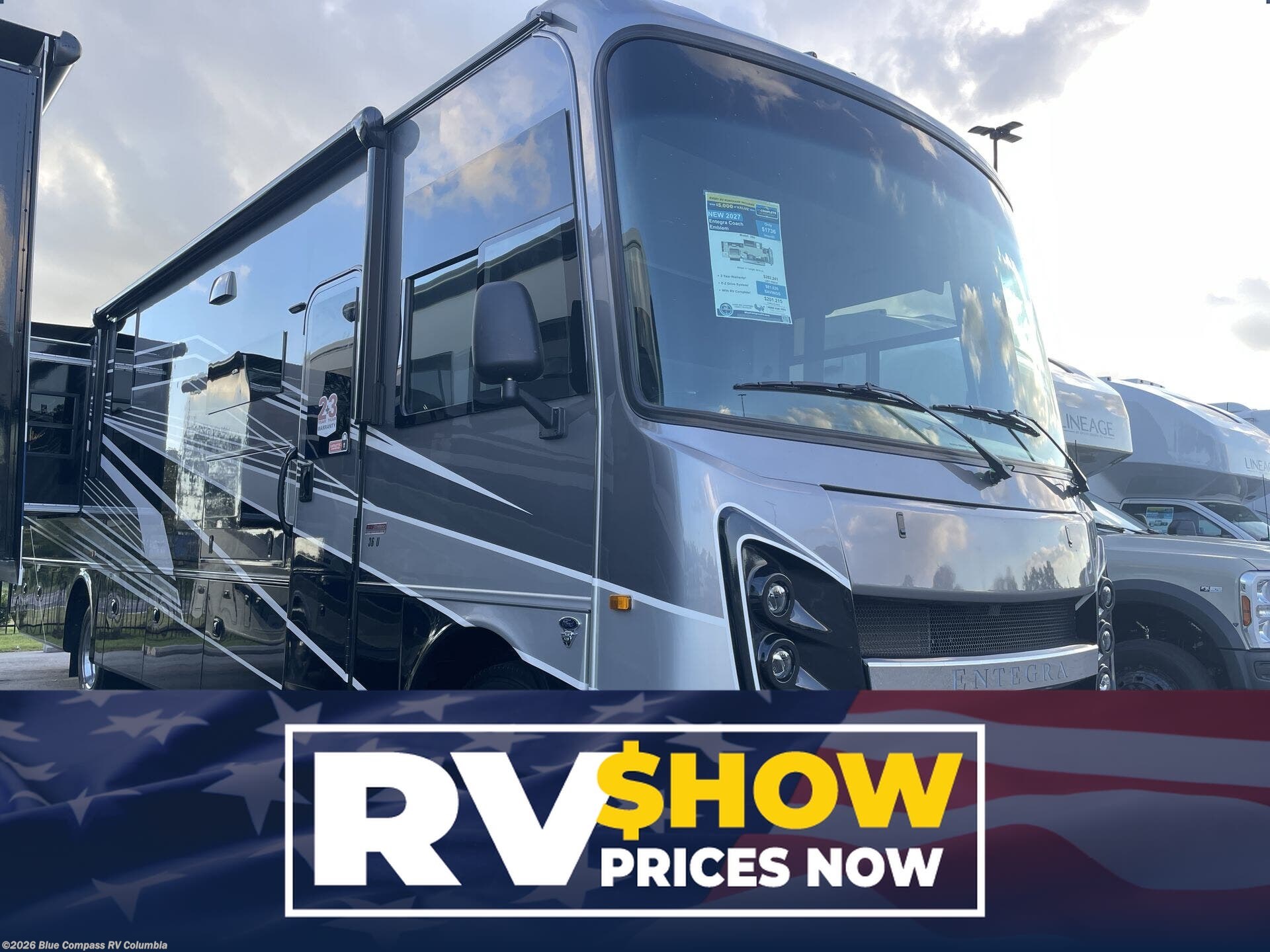 New 2027 Entegra Coach Emblem 36U available in Lexington, South Carolina