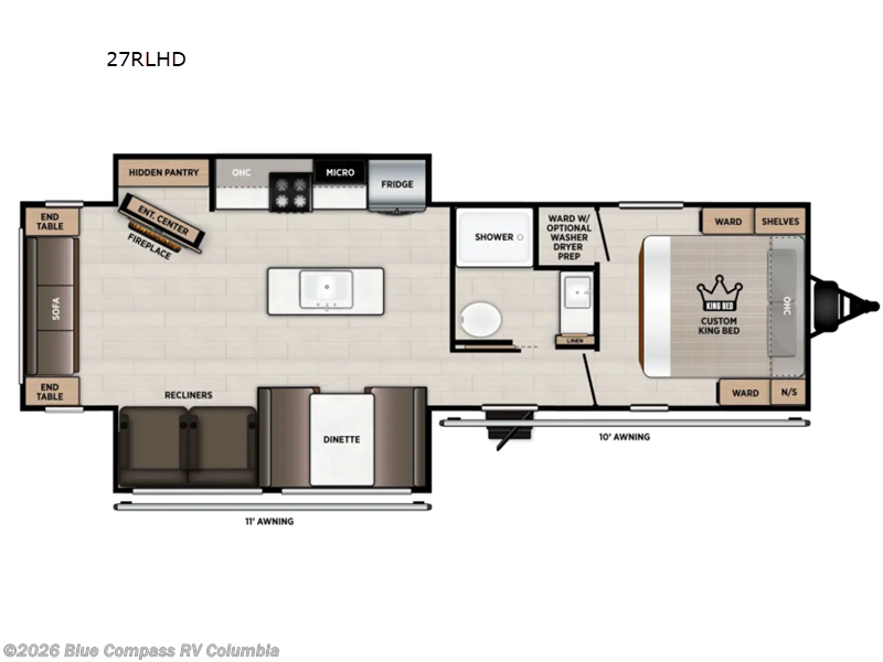 New 2027 Forest River Wildwood 27RLHD available in Lexington, South Carolina