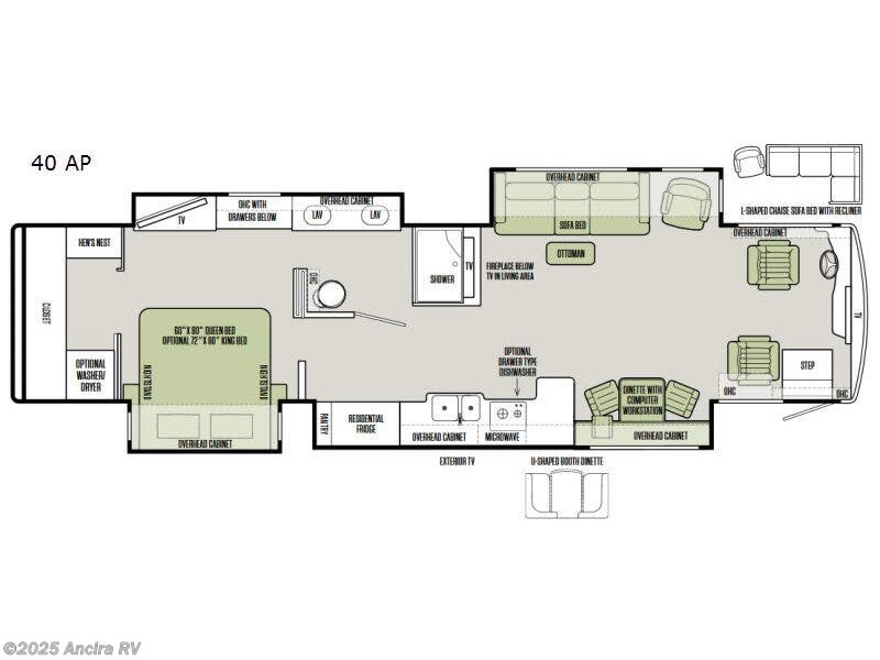 Used 2017 Tiffin Allegro Bus 40 AP available in Boerne, Texas