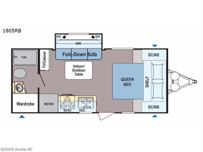 Used 2019 Coleman  Light 1805RB available in Boerne, Texas