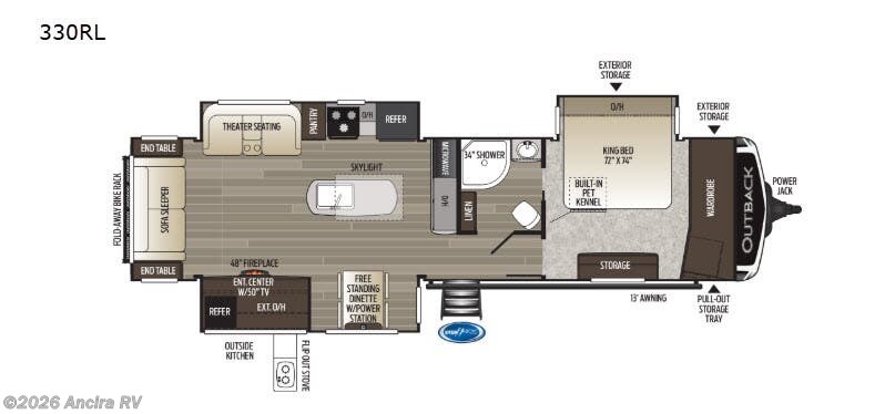 Used 2019 Keystone Outback 330RL available in Boerne, Texas