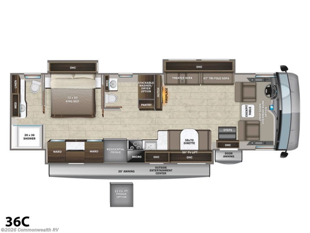 Used 2023 Entegra Coach Vision XL 36C available in Ashland, Virginia