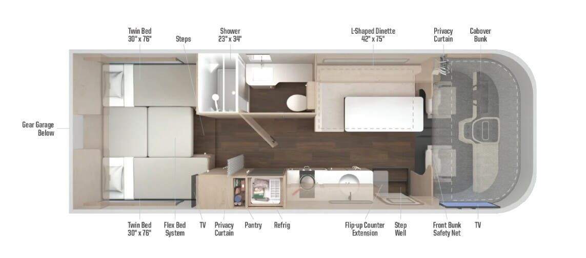 New 2027 Winnebago Sunflyer 24GG available in Corinth, Texas