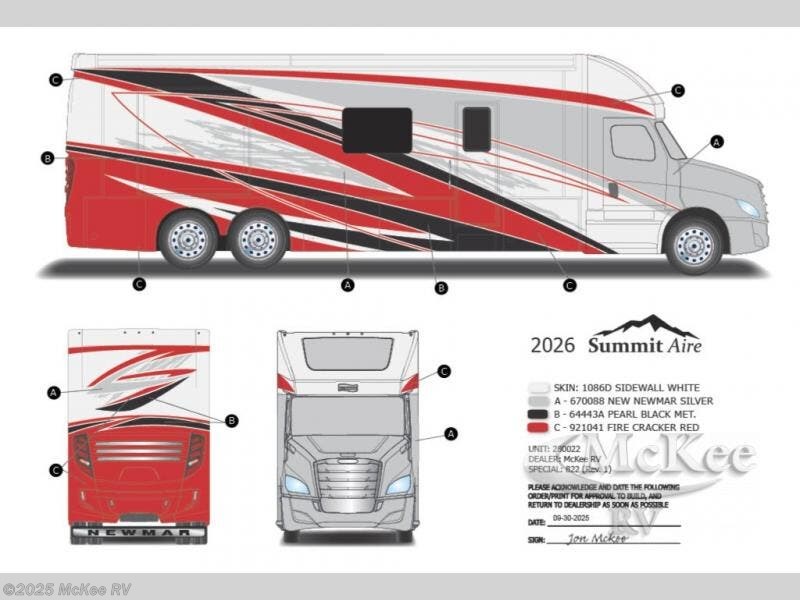 New 2026 Newmar Summit Aire 4505 available in Perry, Iowa