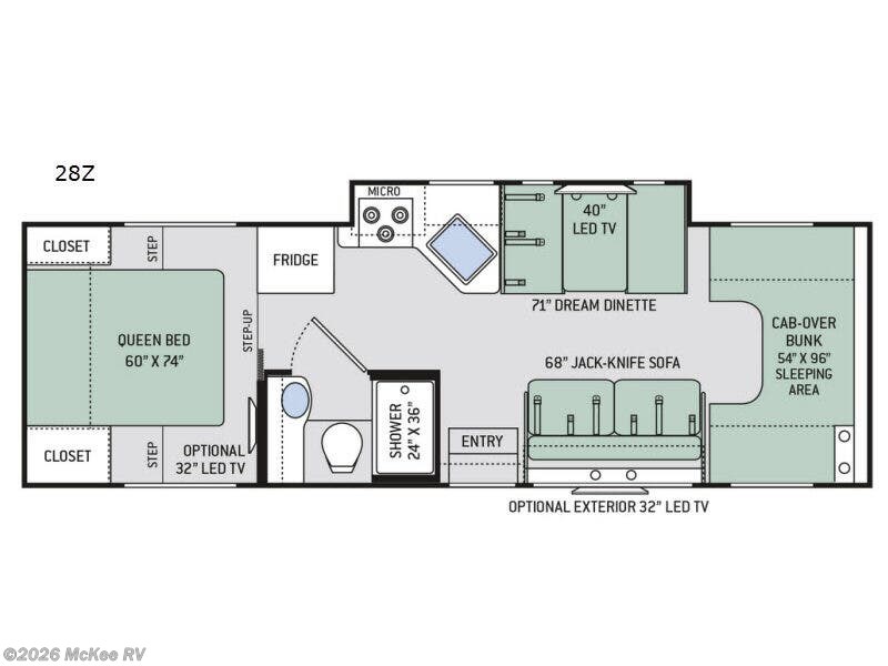 Used 2018 Thor Motor Coach Chateau 28Z available in Perry, Iowa