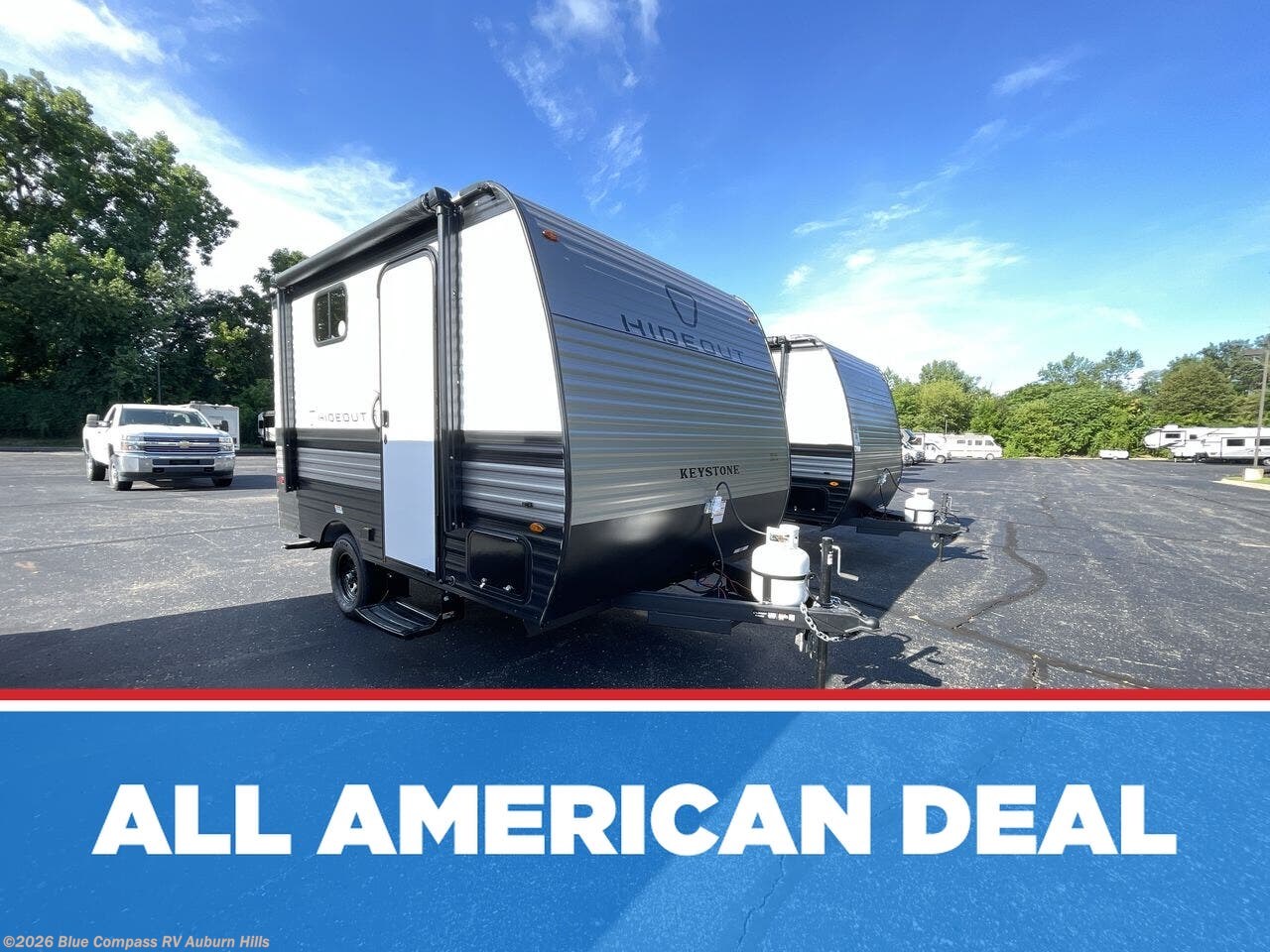 New 2026 Keystone Hideout Mini 130BH available in Auburn Hills, Michigan