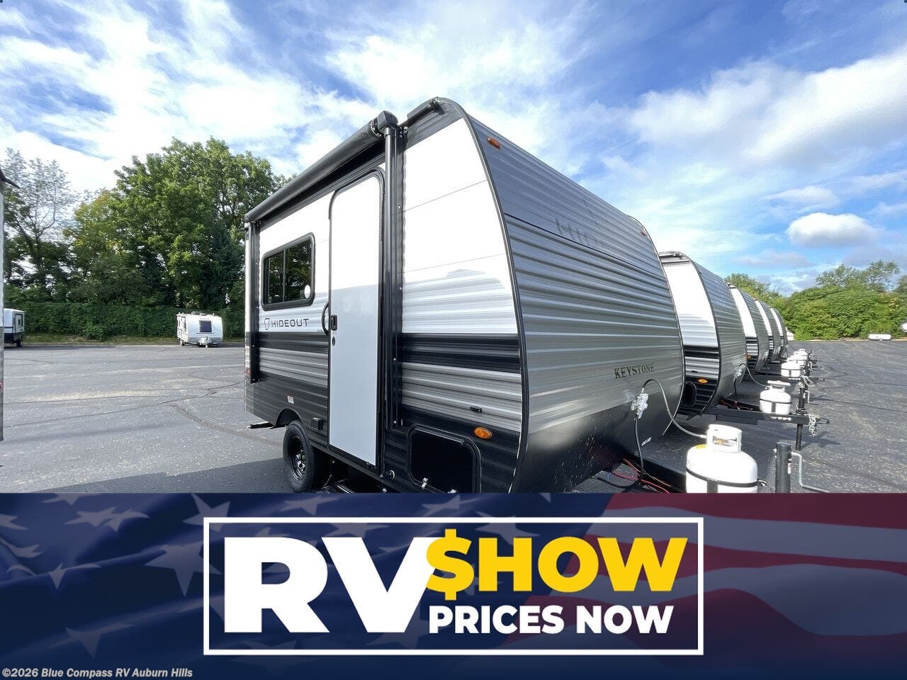 New 2026 Keystone Hideout Mini 132RD available in Auburn Hills, Michigan