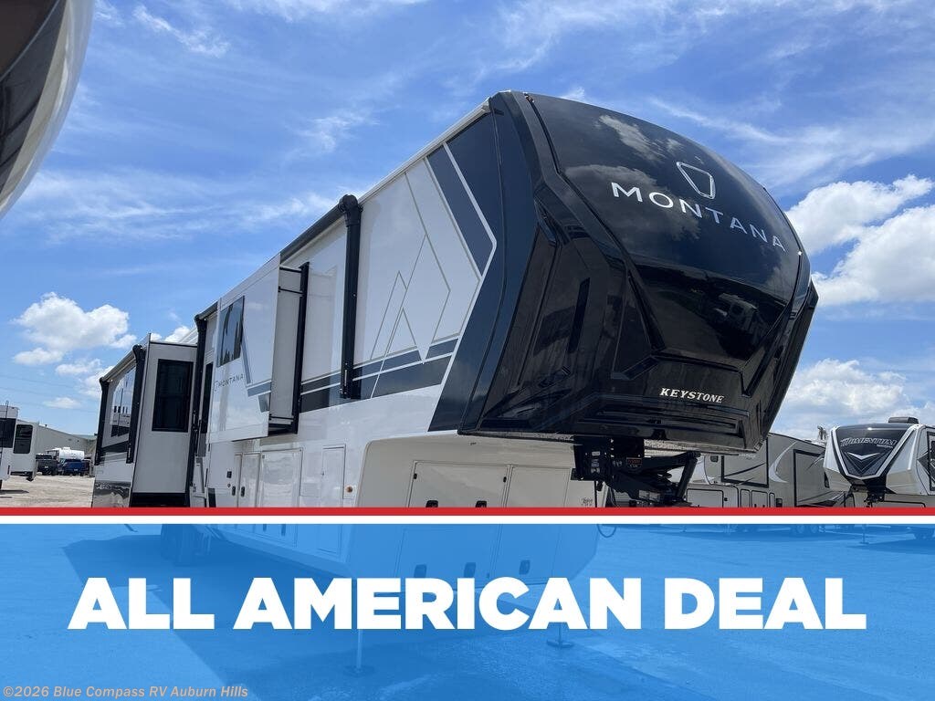 New 2026 Keystone Montana 3900RK available in Auburn Hills, Michigan