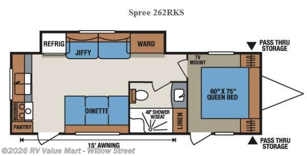 Used 2015 K-Z Spree 262RKS available in Willow Street, Pennsylvania