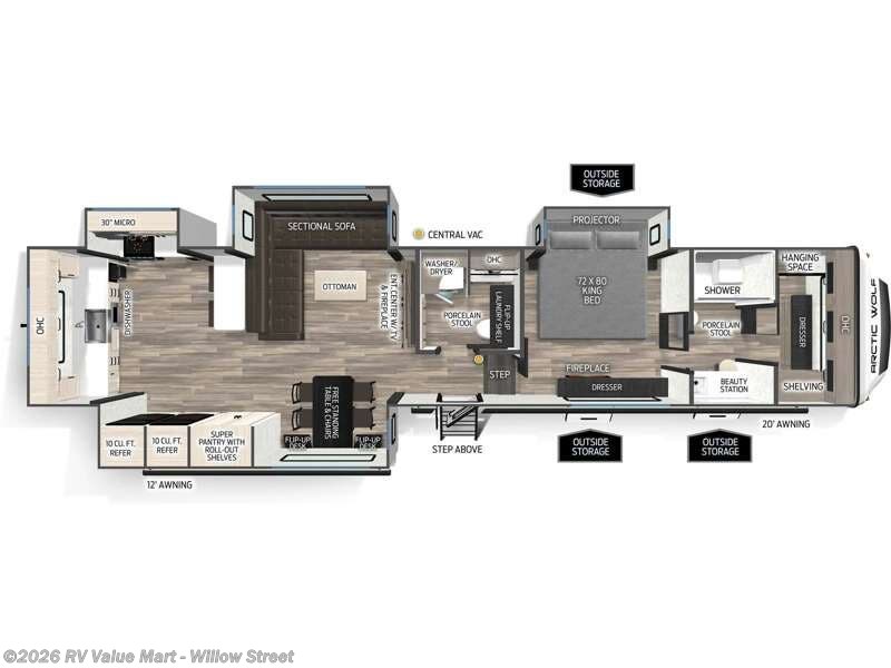 New 2026 Forest River Cherokee Arctic Wolf 387ML available in Willow Street, Pennsylvania