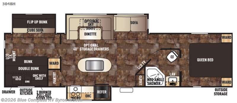 Used 2016 Forest River Cherokee 304BH available in Byron, Georgia