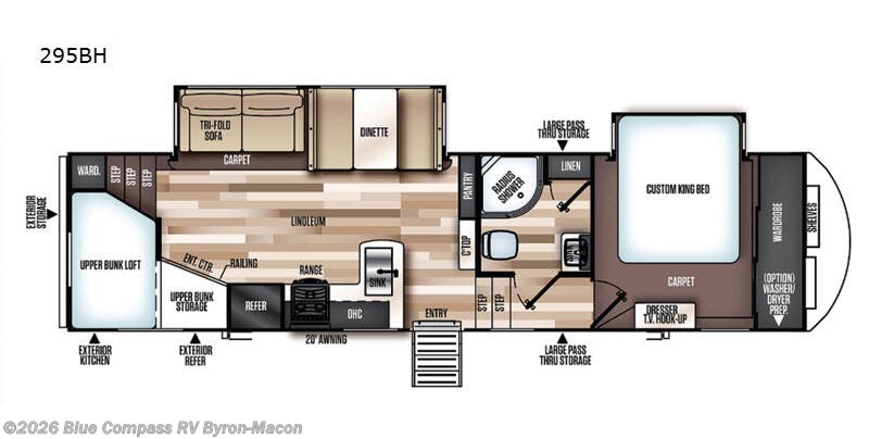 Used 2019 Forest River Wildwood Heritage Glen LTZ 295BH available in Byron, Georgia