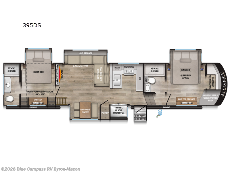 New 2027 Alliance RV Paradigm 395DS available in Byron, Georgia