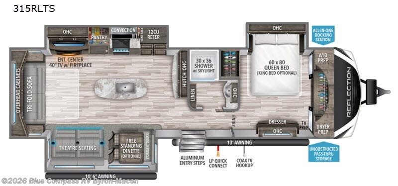 Used 2020 Grand Design Reflection 315RLTS available in Byron, Georgia