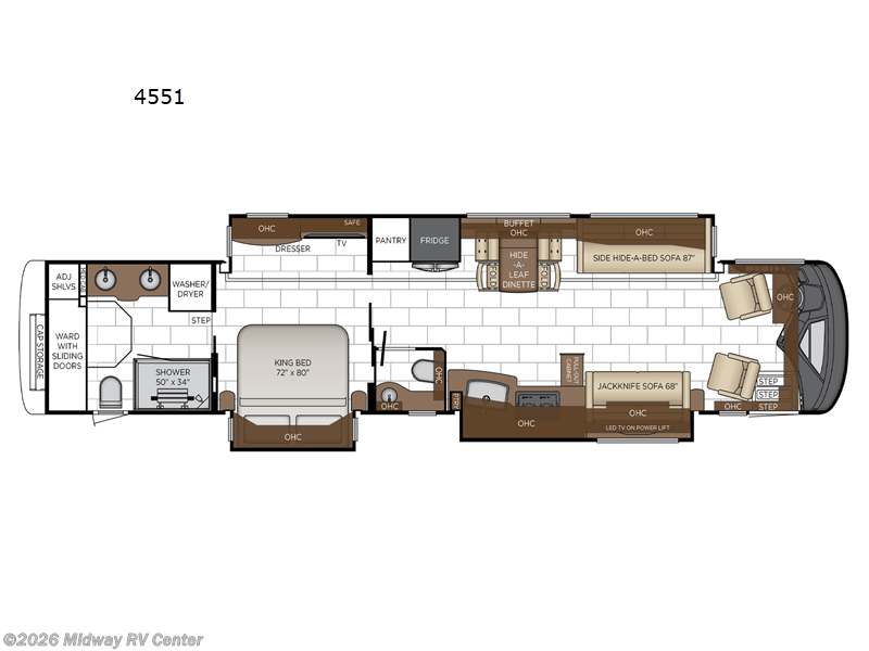 New 2026 Newmar London Aire 4551 available in Grand Rapids, Michigan