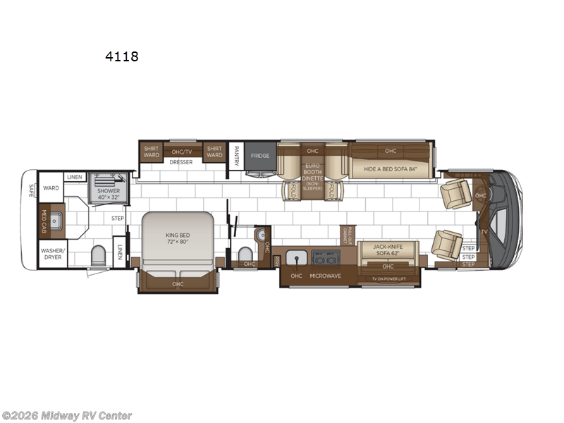 New 2027 Newmar Mountain Aire 4118 available in Grand Rapids, Michigan