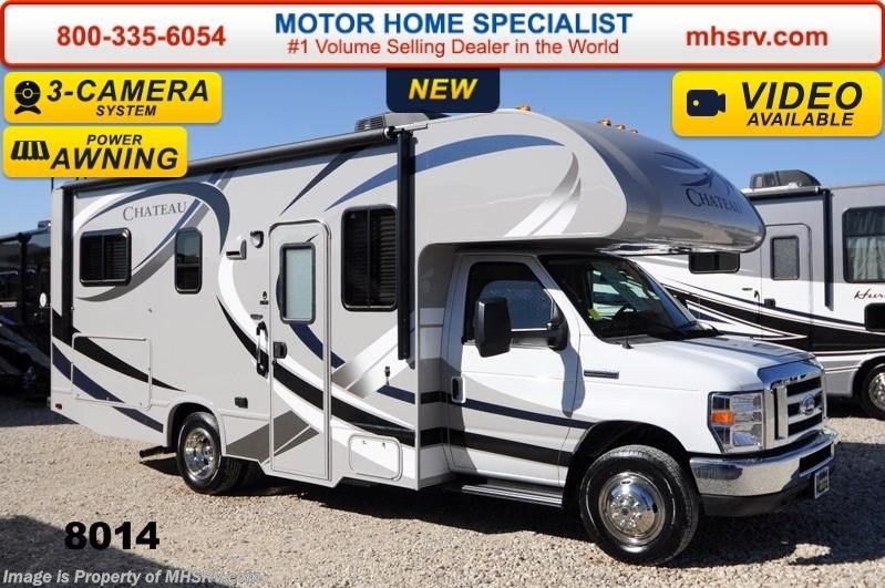 New 2014  Thor Motor Coach Chateau 23U W/Cabover Ent Center, Heated Tanks &amp; 3 Cam by Thor Motor Coach from Motor Home Specialist in Alvarado, TX