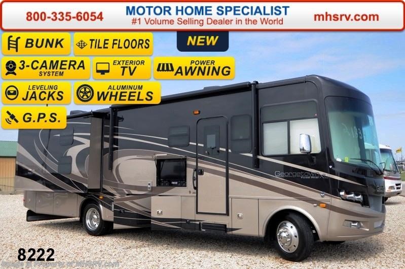 New 2015 Forest River Georgetown XL 350 Black Diamond, 2 A/Cs, Res. Fridge, Bunk Beds available in Alvarado, Texas