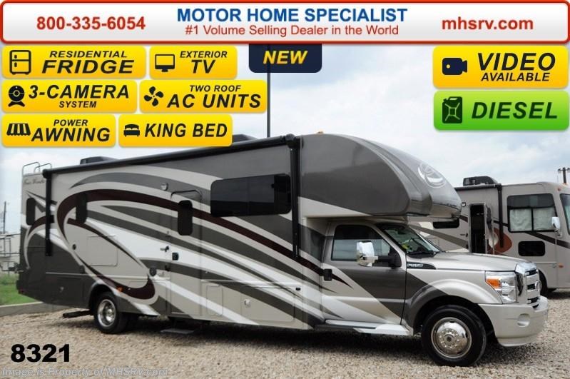 New 2015 Thor Motor Coach Four Winds Super C 33SW W/Full Wall Slide, 50 inch TV, Upgraded Gen available in Alvarado, Texas