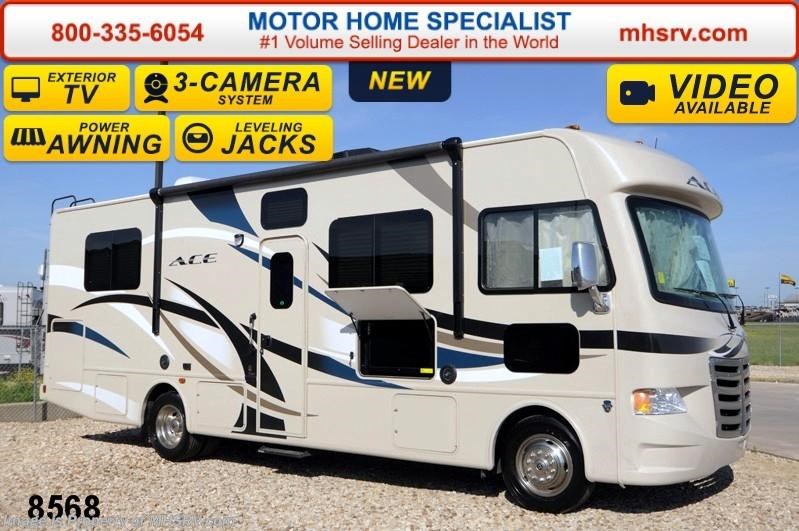 New 2015 Thor Motor Coach A.C.E. 29.2 ACE W/Slide, Jacks, 3 Cam, 3 TV available in Alvarado, Texas