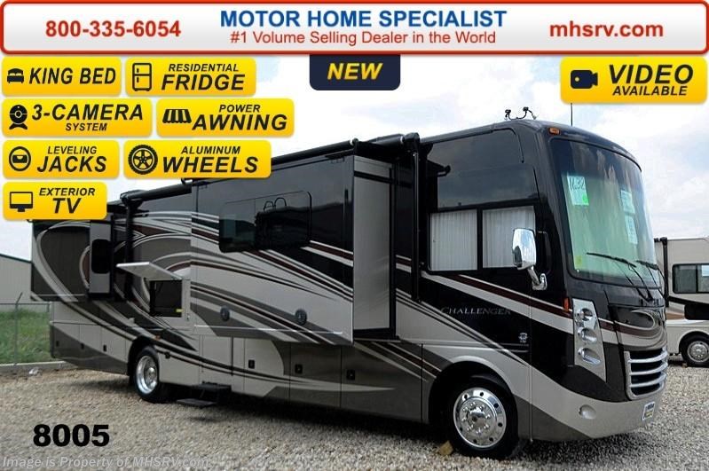 New 2015 Thor Motor Coach Challenger 35HT W/3 Slide, 40" TV, Res. Fridge & King Bed available in Alvarado, Texas