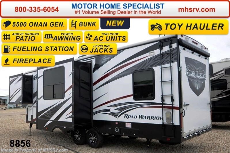 New 2015 Heartland  Road Warrior RW305 W/2 Slide, 50" LCD TV, Bunk, Jacks & 2 A/C available in Alvarado, Texas