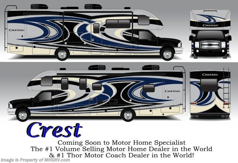 New 2015 Thor Motor Coach Chateau Super C 33SW W/50" TV, Full Wall Slide, FBP, Upgraded Gen available in Alvarado, Texas