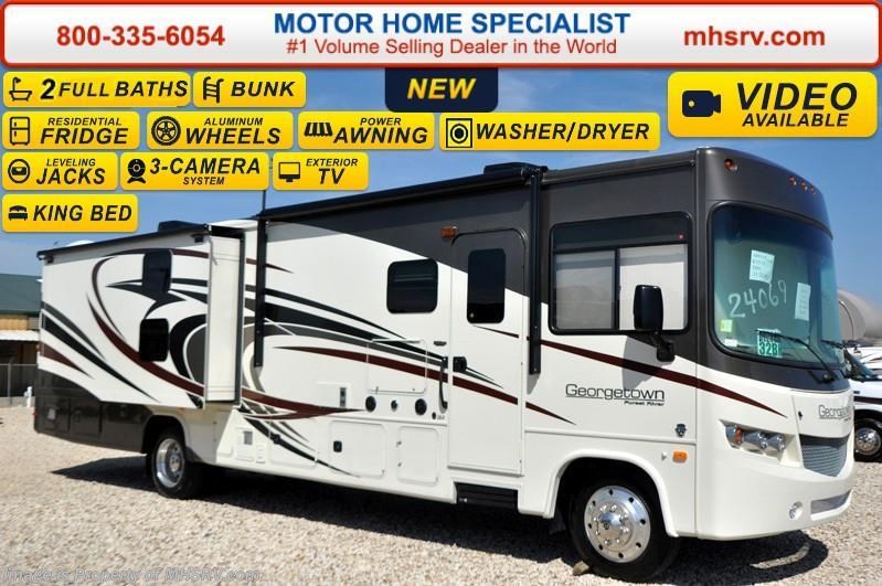 New 2016 Forest River Georgetown 364TS 2 Bath, Res Fridge, W/D, Bunk Model, King available in Alvarado, Texas
