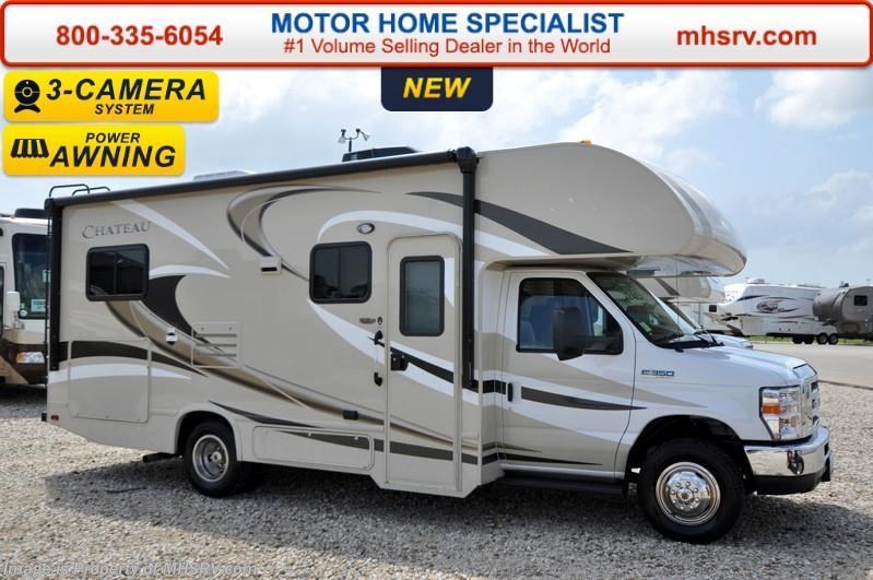 New 2016 Thor Motor Coach Chateau 24C W/Slide, Pwr Awning, Heated Tanks, 3 Cams available in Alvarado, Texas