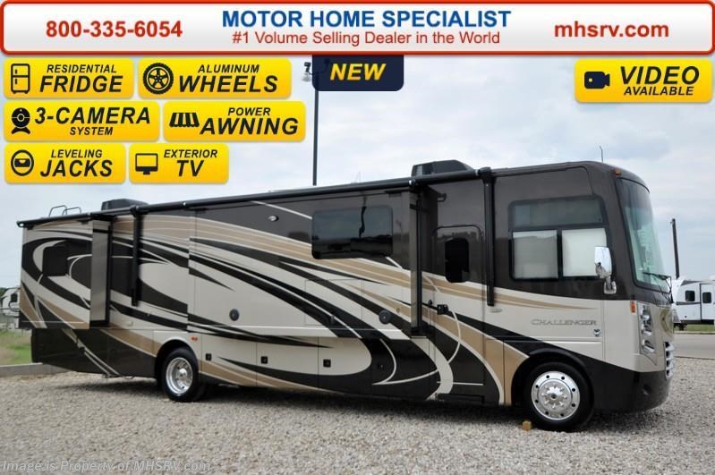 New 2016 Thor Motor Coach Challenger 37GT W/40 inch TV, Wine Rack, Res Fridge available in Alvarado, Texas
