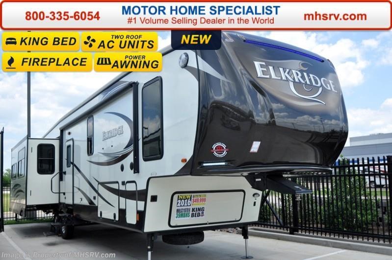 New 2016 Heartland  ElkRidge 39MBHS W/2 A/C, King, Theater Seats, Ext. Grill available in Alvarado, Texas