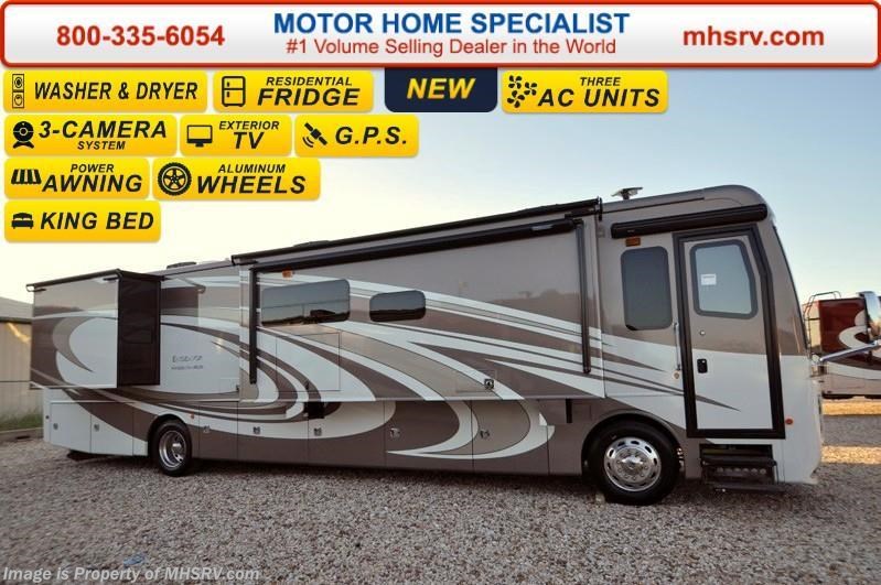 New 2016 Holiday Rambler Endeavor 40FX W/ King, W/D, 50" LED TV & 3 A/Cs available in Alvarado, Texas
