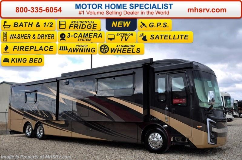 New 2016 Entegra Coach Aspire 44B Bath & 1/2, 450HP, Aqua Hot & Fireplace available in Alvarado, Texas