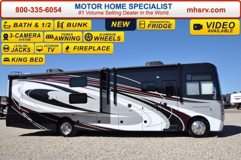 New 2016 Thor Motor Coach Challenger 37TB Bath & 1/2, Bunks W/Res. Fridge & King available in Alvarado, Texas