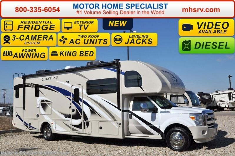 New 2016 Thor Motor Coach Chateau Super C 33SW W/Slide, King Bed & Dsl. Gen available in Alvarado, Texas