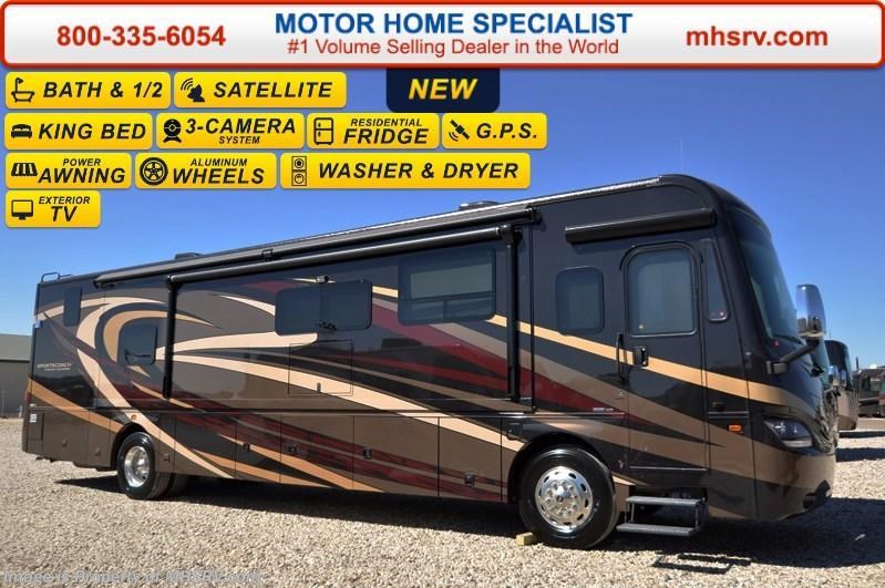 New 2016 Sportscoach Cross Country 407FW Bath & 1/2, GPS, 15K A/Cs, W/D, King available in Alvarado, Texas