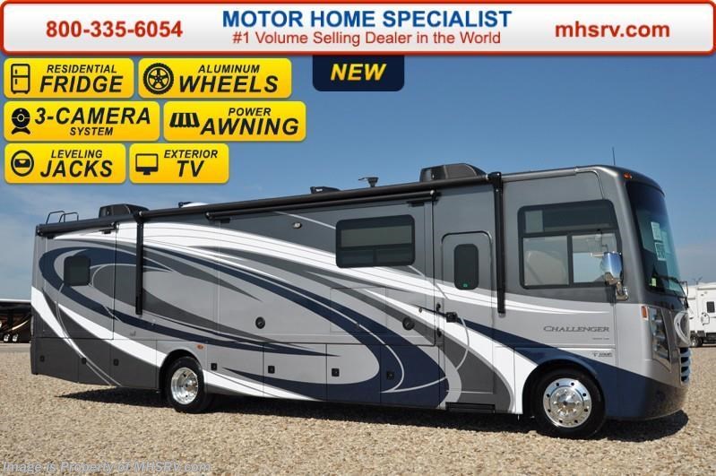 New 2017 Thor Motor Coach Challenger 37GT W/40 inch TV, Res Fridge, Wine Rack available in Alvarado, Texas