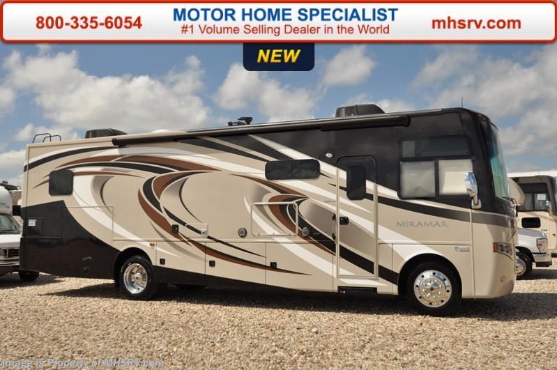 New 2017 Thor Motor Coach Miramar 33.5 Ext. Kitchen, Theater Seats, King Bed available in Alvarado, Texas
