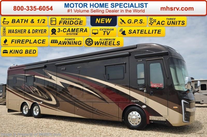New 2017 Entegra Coach Aspire 42RBQ Bath & 1/2 RV for Sale at MHSRV.com available in Alvarado, Texas