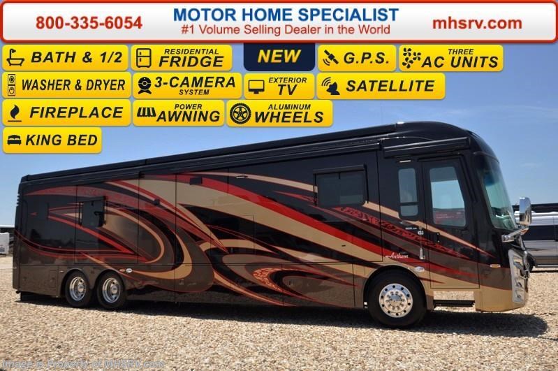 New 2017 Entegra Coach Anthem 42RBQ Bath & 1/2 RV for Sale at MHSRV.com available in Alvarado, Texas