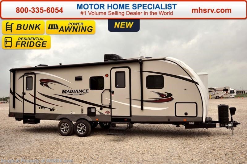 New 2017 Cruiser RV Radiance Touring Edition 28BHSS RV for Sale at MHSRV.com available in Alvarado, Texas