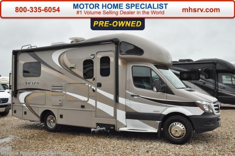 Used 2015 Thor Motor Coach Four Winds Siesta Sprinter 24SA Sprinter Diesel W/ Slide available in Alvarado, Texas