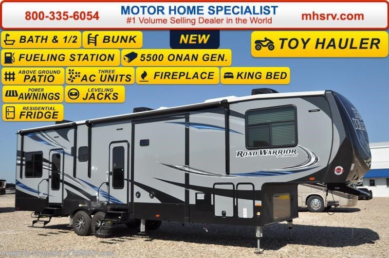 New 2017 Heartland  Road Warrior RW362 Bunk Beds, Bath & 1/2 available in Alvarado, Texas
